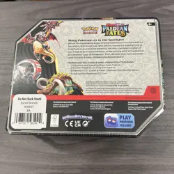 Pokemon TCG Charizard EX PALDEAN FATES Tin Factory Sealed. - Image 2