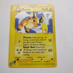 Pokemon Raichu (61/165) Expedition Base Set MP - Image 1