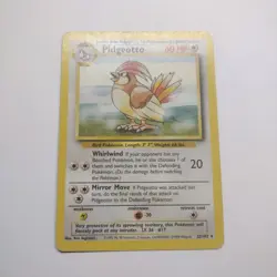 Pidgeotto 22/102 Base Set Regular Rare Pokemon TCG MP - Image 1