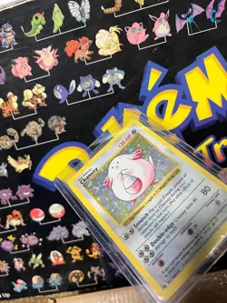 Pokemon Chansey 3/102 Shadowless Base Set Holo Rare WOTC 1999 MP - Image 3