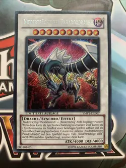 Yu-Gi-Oh Niedertrachtiger PARADOXDRACHE, Ymp1-de007 Secret Rare, Deutsch Ex - Image 1