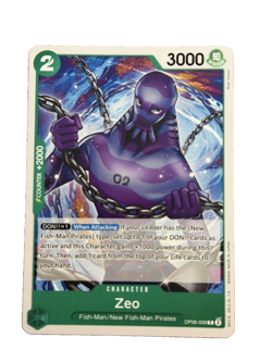 New: One Piece CCG Zeo OP06-028 Wings of the Captain Regular Common - Image 1
