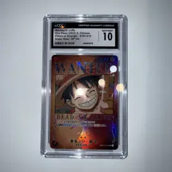 CGC 10 Monkey D Luffy Wanted Pillars Of Strength St01-012 - Image 1