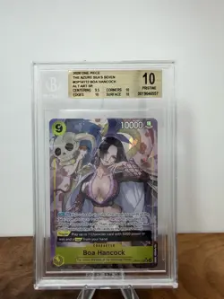 One Piece Boa Hancock SR Alt Art OP14 Azure Sea's Seven BGS 10 - Image 1