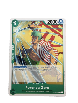 New: One Piece CCG Roronoa Zoro (034) OP07-034 500 Years in the Future Uncommon - Image 1
