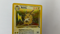 Raichu 14/62 Holo Rare Fossil Set Pokemon Card Vintage WOTC LP - Image 2