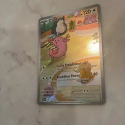 Pokemon TCG Chansey 187/167 Twilight Masquerade Illustration Rare Holo Card - Image 2