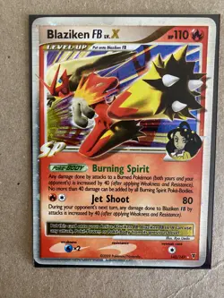 Blaziken FB LV X 142/147 Supreme Victors Holo Pokemon Card - Image 2