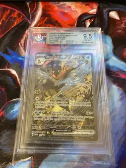 Pokemon Greninja ex 132 Scarlet & Violet Promo Holo BGS 9.5 Graded Card - Image 1
