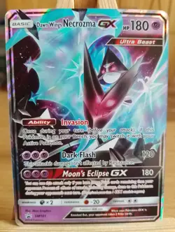 Dawn Wings Necrozma GX SM101 Sun & Moon Black Star Promo Holo Pokemon Card - Image 1