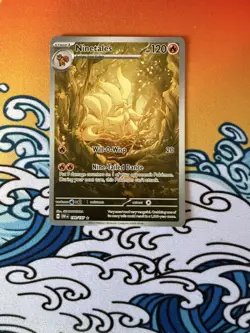 Pokemon Ninetales TCG Sv03: Obsidian Flames Holo Illustration Rare Card 199/197 - Image 3