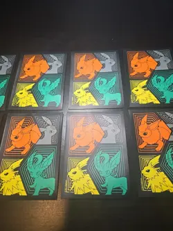 10X Evolving Skies Pokemon Card Deck Sleeves Umbreon Jolteon NEW Unused 2023 NM - Image 5