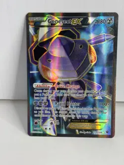 Pokemon Genesect EX Holo Rare Card 180 HP Rapid Blaster Ability - Image 1