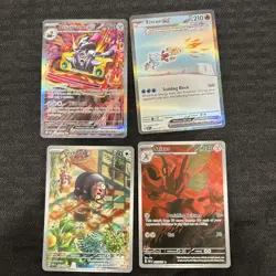 4 Card Lot Illustration Rare From Obsidian Flames - Image 1