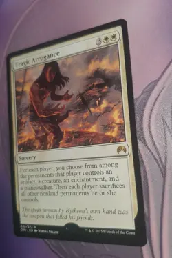 MTG Origins Rare TRAGIC ARROGANCE NM - Image 1