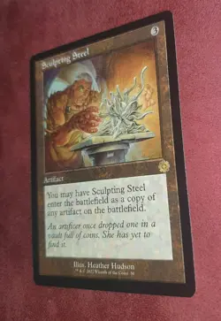 MTG The Brothers' War * RETRO * Rare SCULPTING STEEL NM - Image 1