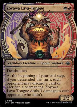 [MTG] Zoyowa Lava-Tongue (Showcase) (0312) (LCI) LP-HP - Image 1