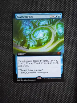 Mathemagics (Extended Art) - #320 - Mythic - Secrets of Strixhaven - SOS NM/MINT - Image 2