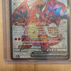 🔥 Pokemon Charizard EX 215/197 SV03: Obsidian Flames NM 🔥🔥 - Image 5