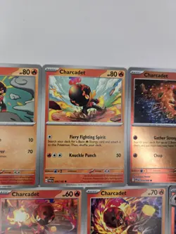 Lot of 13 Charcadet Ceruledge Armarouge Various Pokemon Reverse Holo Rare - Image 4