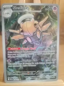 Pokemon TCG Shedinja 144/132 Mega Evolution Illustration Rare - Image 1