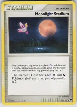 Pokemon TCG Moonlight Stadium Uncommon Great Encounters 100/106 - Image 1