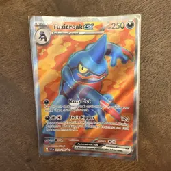 Pokemon TCG Toxicroak ex 232/198 | Scarlet & Violet | MP | Ultra Rare Full Art - Image 1