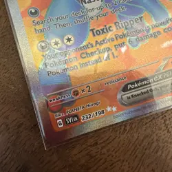 Pokemon TCG Toxicroak ex 232/198 | Scarlet & Violet | MP | Ultra Rare Full Art - Image 2