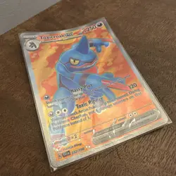 Pokemon TCG Toxicroak ex 232/198 | Scarlet & Violet | MP | Ultra Rare Full Art - Image 3