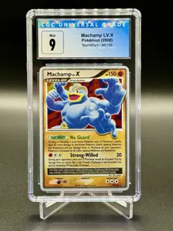 Pokemon TCG CGC 9 MINT Machamp LV.X Stormfront 98/100 Holo Rare FAST SHIPPING - Image 1