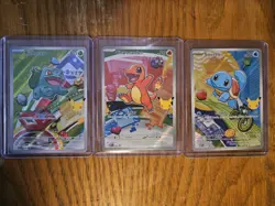 First Partner Illustration Collection Series 1 Kanto GEN 1 Starters Pokemon - Image 1