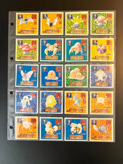 POKEMON 1996 AMADA HYPER COLLECTION 1 COMPLETE NON HOLO SET, MINT 150/150 - Image 3