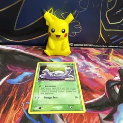 Pokemon TCG Grimer 54/92 EX Legend Maker Reverse Holo Stamped NM - Image 1