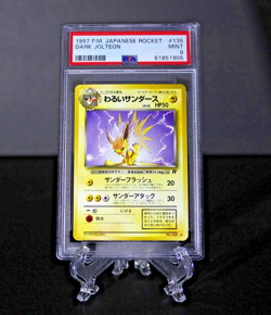 1997 Pokemon Japanese Team Rocket Dark Jolteon #135 PSA 9 Mint WOTC Eeveelution - Image 1