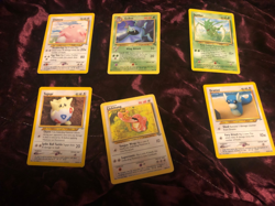 Vintage Pokemon Neo Era Lot Scyther Dratini Togepi Chansey WOTC Nintendo - Image 1