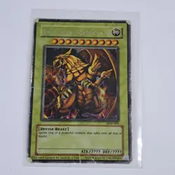 Yu-Gi-Oh The Winged Dragon of Ra DOD-001 Parallel Secret Rare - Image 1