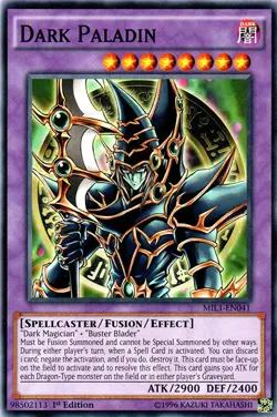YuGiOh Dark Paladin [MIL1-EN041] Common Lightly Played 1st Edition - Image 1