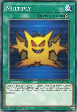 YuGiOh Multiply [YGLD-ENA32] Common Lightly Played 1st Edition - Image 1