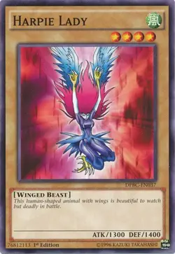 YuGiOh Harpie Lady [DPBC-EN037] Common Lightly Played 1st Edition - Image 1