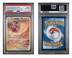 PSA 10 2023 POKEMON SWSH SECRET #GG67 FULL ART/ORIGIN FORME PALKIA VSTAR GOLD SR - Image 1