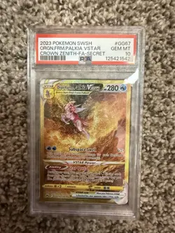 PSA 10 2023 POKEMON SWSH SECRET #GG67 FULL ART/ORIGIN FORME PALKIA VSTAR GOLD SR - Image 2