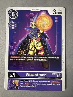 Digimon TCG * Wizardmon EX1-057 Common * Classic Collection * NM Card - Image 1