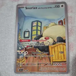 Pokemon Snorlax with Munchlax & Mew SVP Promo 085 Basic 150 HP English Card - Image 1