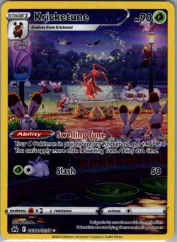 Kricketune GG02/GG70 SWSH: Crown Zenith: Galarian Gallery - Pokemon Card - NM - Image 1