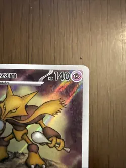 Alakazam Pokemon Mega Evolution ETB Promo 009 TCG Card - Image 4