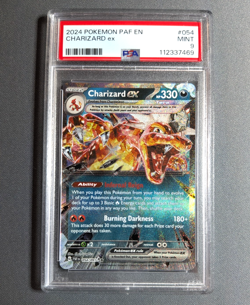 2024 Pokemon Paldean Fates Charizard ex #054 054/091 tch english -PSA 9 MINT - Image 1