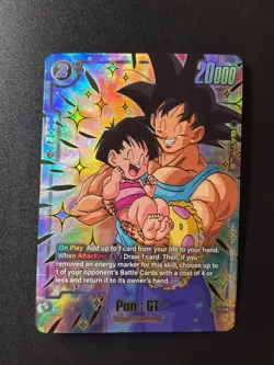 Pan : GT 1st Anniversary FB03-125 English SR Fusion World Promo Card Dragon Ball - Image 1