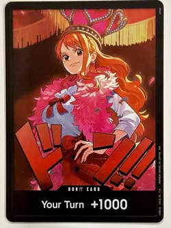 DON!! Card Nami Extra Booster: One Piece Heroines Edition Foil One Piece CCG - Image 2