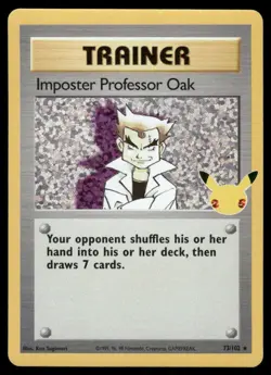 Pokemon Cards Imposter Professor Oak 73/102 Celebrations NM - Image 1