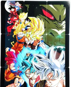 Carte Dragon Ball Z super battle 216 DBZ Goku Card Prism carddass Puzzle - Image 2